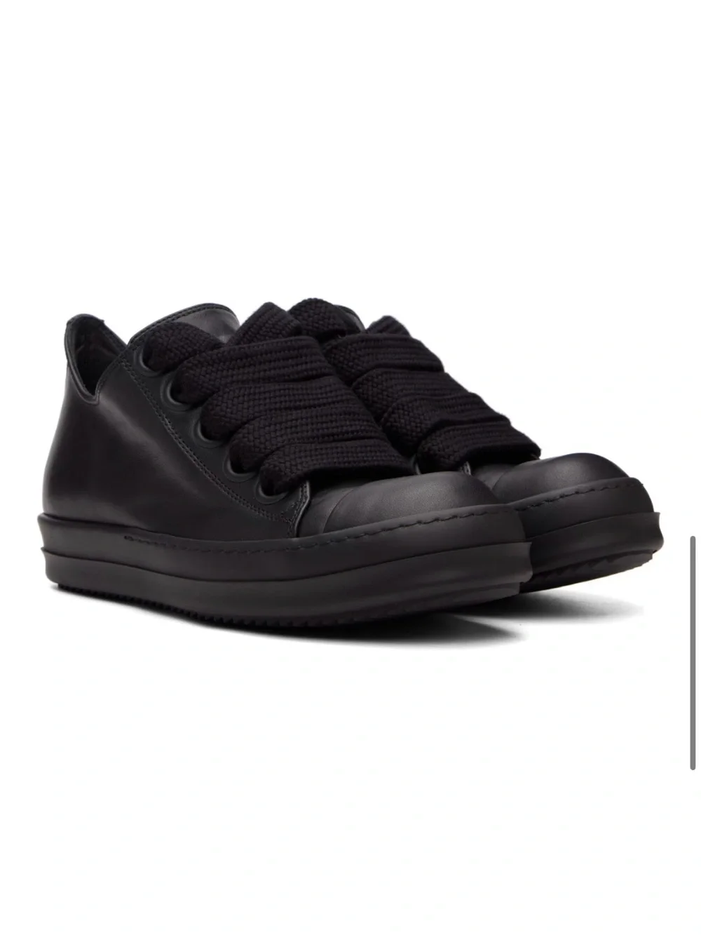 Rick Owens Low Jumbo Lace Sneakers